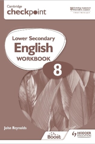 Cover of Cambridge Checkpoint Lower Secondary English Workbook 8