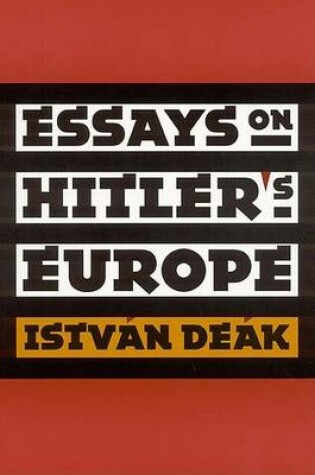 Cover of Essays on Hitler's Europe