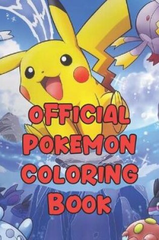 Cover of Official Pokemon Coloring Book