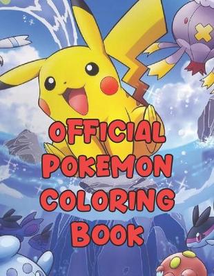 Book cover for Official Pokemon Coloring Book