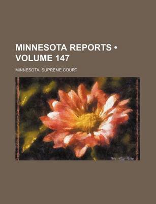 Book cover for Minnesota Reports (Volume 147)