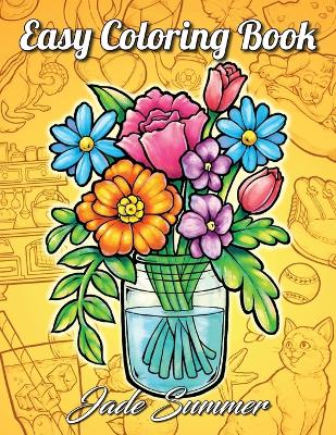 Book cover for Easy Coloring Book