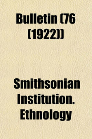 Cover of Bulletin (76 (1922))