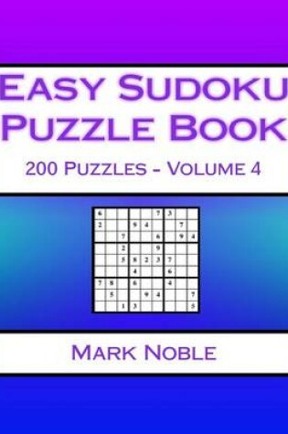 Cover of Easy Sudoku Puzzle Book Volume 4