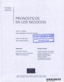 Book cover for Pronosticos En Los Negocios + CD-ROM