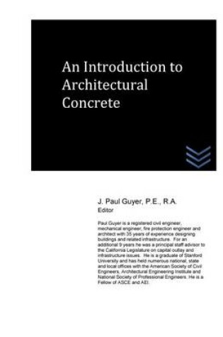 Cover of An Introduction to Architectural Concrete