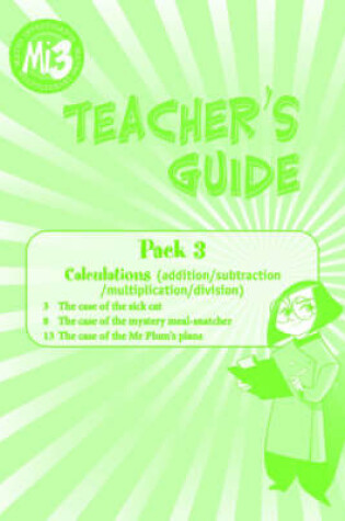 Cover of Maths Investigator: MI3 Teacher's Guide Topic Pack C: Calculations (Addition/Subtraction/Multiplication/Division)