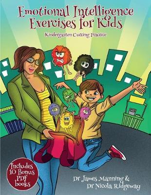 Book cover for Kindergarten Cutting Practice (Emotional Intelligence Exercises for Kids)