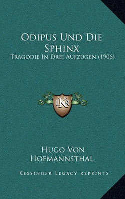 Book cover for Odipus Und Die Sphinx