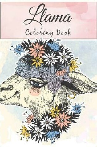 Cover of Llama Coloring Book