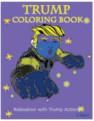 Book cover for Trump Coloring Book