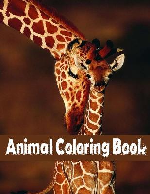 Book cover for Animal Coloring Book