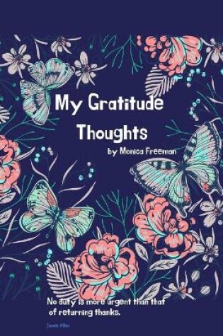 Cover of My Gratitude Thoughts