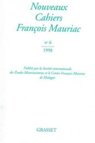 Cover of Nouveaux Cahiers Francois Mauriac N06