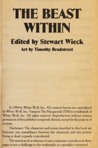 Cover of Beast within