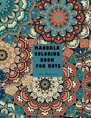Book cover for Mandala Coloring Book for Boys