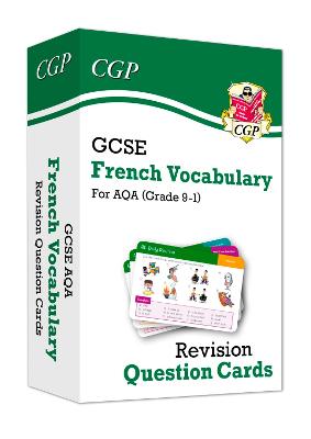 Book cover for GCSE AQA French: Vocabulary Revision Question Cards (For exams in 2025)