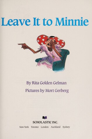 Cover of Leave it to Minnie