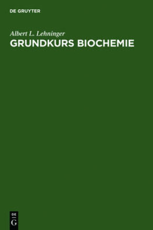 Cover of Grundkurs Biochemie