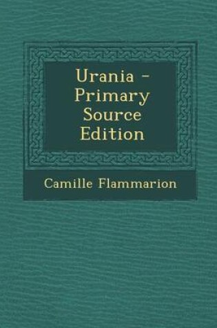 Cover of Urania - Primary Source Edition