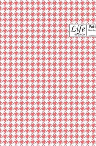 Cover of Checkered II Pattern Composition Notebook Wide Large 100 Sheet Pink Cover