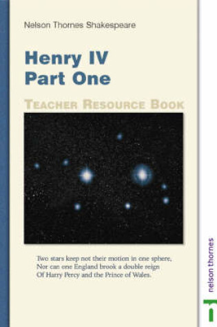 Cover of Henry IV Part One Teacher Resource Book
