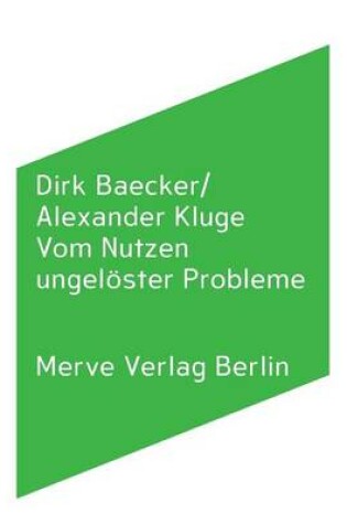 Cover of Vom Nutzen Ungeloster Probleme