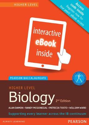 Cover of Pearson Baccalaureate Biology Higher Level 2nd edition ebook only edition (etext) for the IB Diploma
