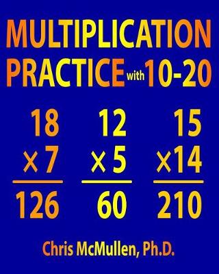 Book cover for Multiplication Practice with 10-20