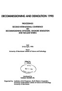 Cover of Decommissioning and Demolition