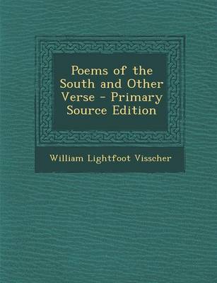 Book cover for Poems of the South and Other Verse