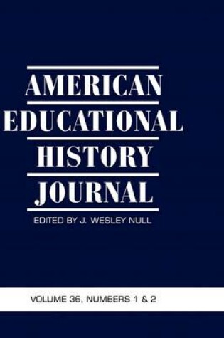 Cover of American Educational History Journal