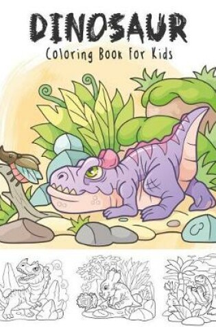 Cover of Dinosaur Coloring Book for Kids