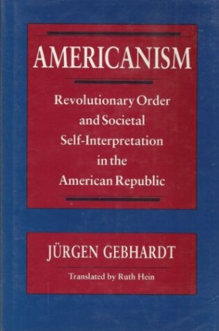 Cover of Americanism