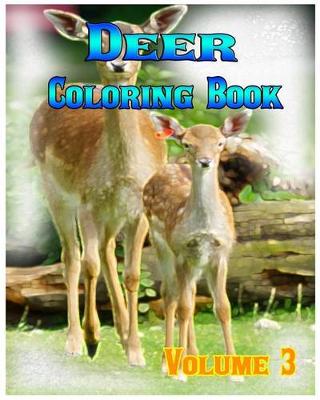 Book cover for Deer Coloring Books Vol.3 for Relaxation Meditation Blessing