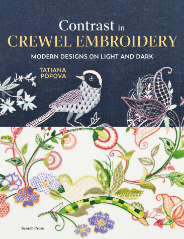 Book cover for Contrast in Crewel Embroidery