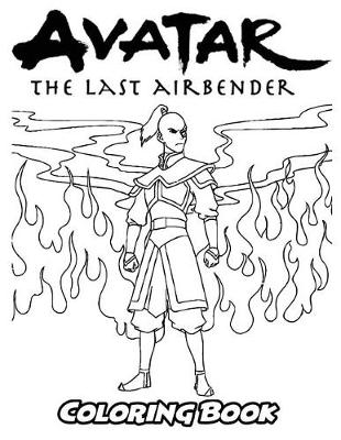 Book cover for Avatar The Last Airbender Coloring Book