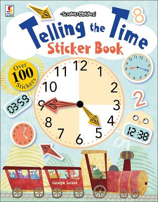Book cover for Telling The Time Sticker Book