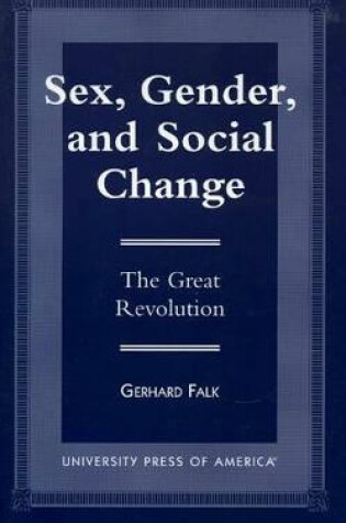 Cover of Sex, Gender, and Social Change