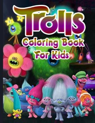 Book cover for Trolls Coloring Books For Kids