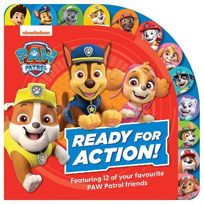 Book cover for PAW Patrol Ready for Action! Tabbed Board Book