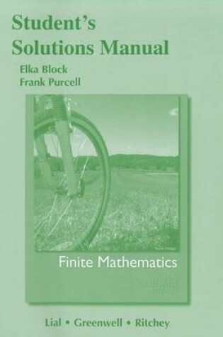 Cover of Student Solutions Manual for Finite Mathematics