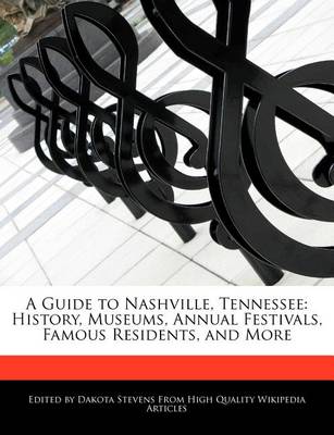 Book cover for A Guide to Nashville, Tennessee