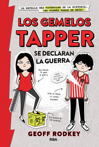 Book cover for Los gemelos Tapper se declaran la guerra / The Tapper Twins Go to War