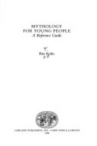 Cover of Mythology for Young People