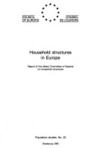 Cover of Household Structures in Europe