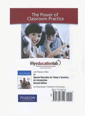 Book cover for MyLab Education with Pearson eText -- Standalone Access Card -- for Special Education for Today's Teachers