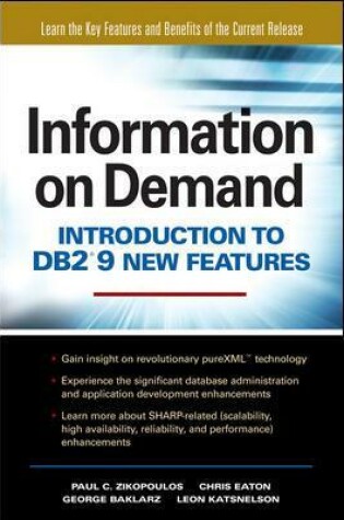 Cover of Information on Demand: Introduction to DB2 9 New Features