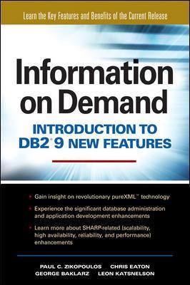 Book cover for Information on Demand: Introduction to DB2 9 New Features