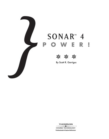 Book cover for Sonar 4 Power!